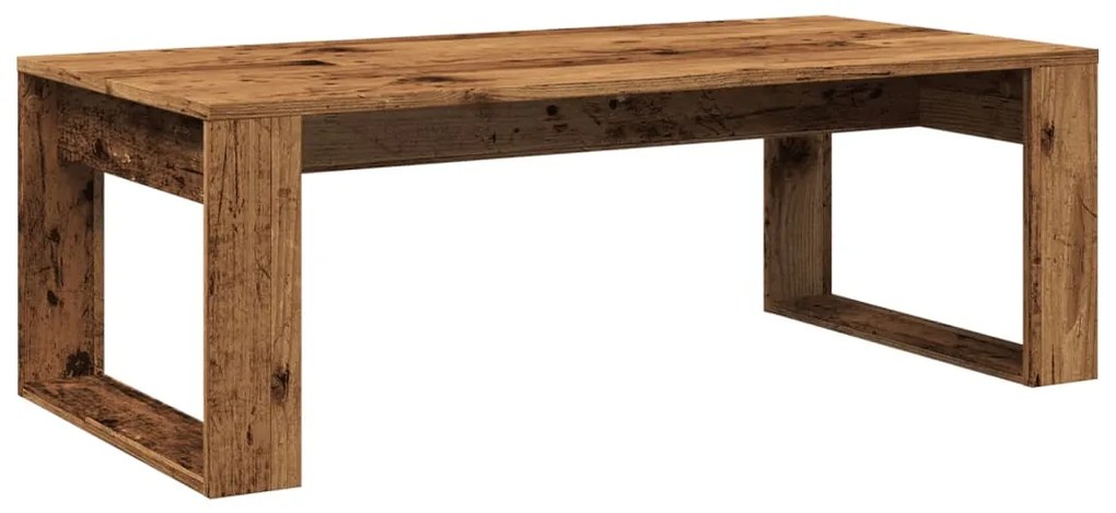 856680 vidaXL Маса за кафе, старо дърво, 102x50x35 см, инженерно дърво