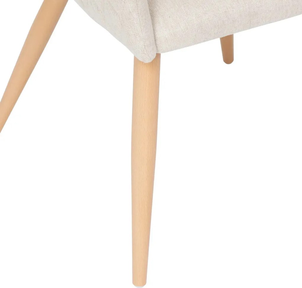 Трапезен стол atmosphera Marlo, Текстил - Зелен