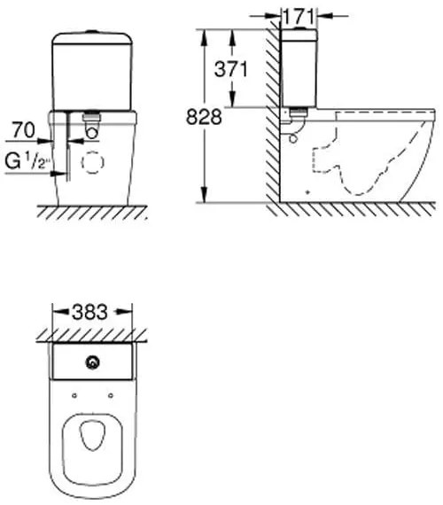 Казанче Grohe Euro Ceramic
