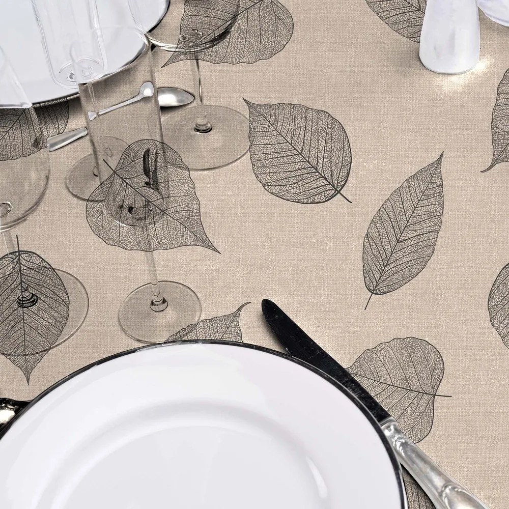 Покривка за маса ø 160 cm Feuillys – douceur d'intérieur