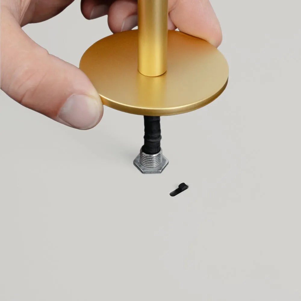 Светлосиво метално LED затъмняващо се висящо осветително тяло с метален абажур ø 31 cm Asteria Plus – UMAGE