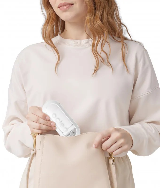 Зъбен душ Oclean W10 Lite, 3 режима, 2 накрайника, 1200 импулса в минута, До 140 PSI, USB-C, Бял