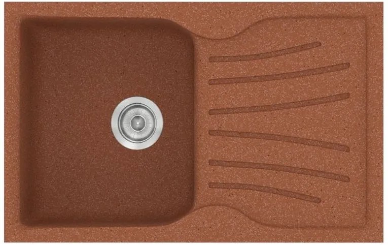 Мивка Sanitec 327-Granite Terracotta
