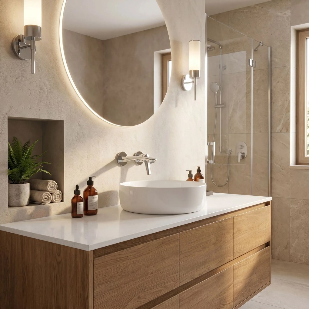 Смесител за мивка за вграждане REA VISION Chrome + BOX