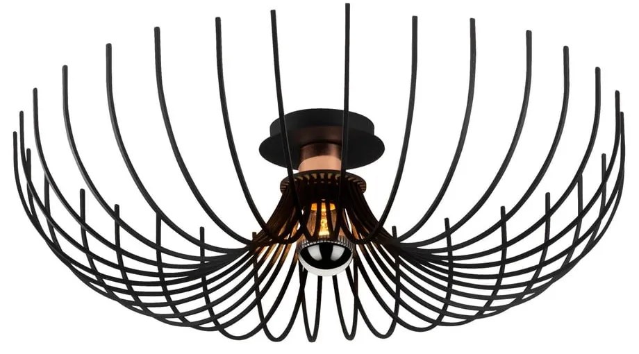 Черно таванно осветително тяло, ø 56 cm Aspendos - Opviq lights