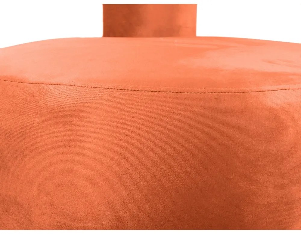 Оранжево кадифено кресло Abrazo – Leitmotiv