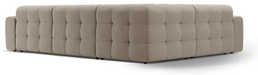 Кафяв ъглов диван (ляв ъгъл/L форма) Kendal – Micadoni