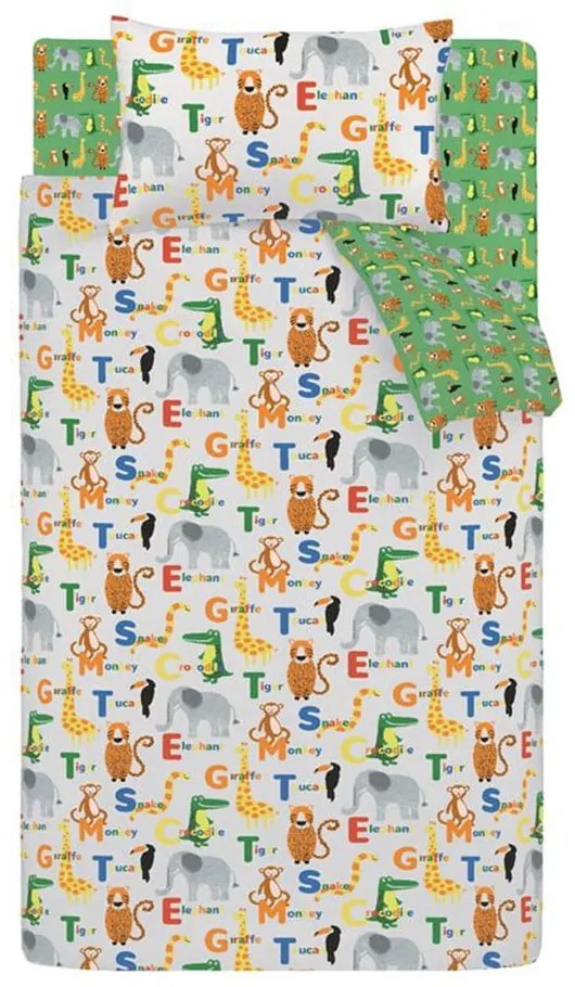 Детско спално бельо за детско креватче 120x150 cm Animal Magic – Catherine Lansfield