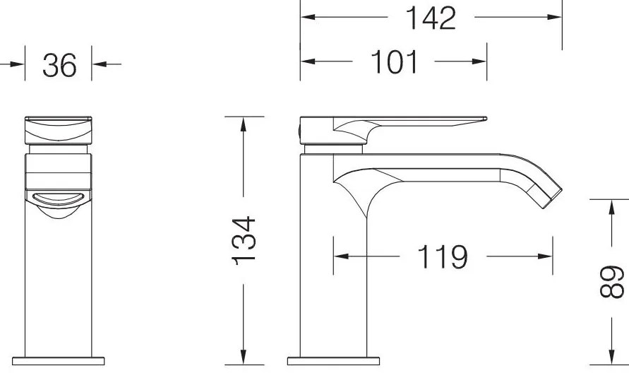 Кран за тоалетна Eurorama Charma