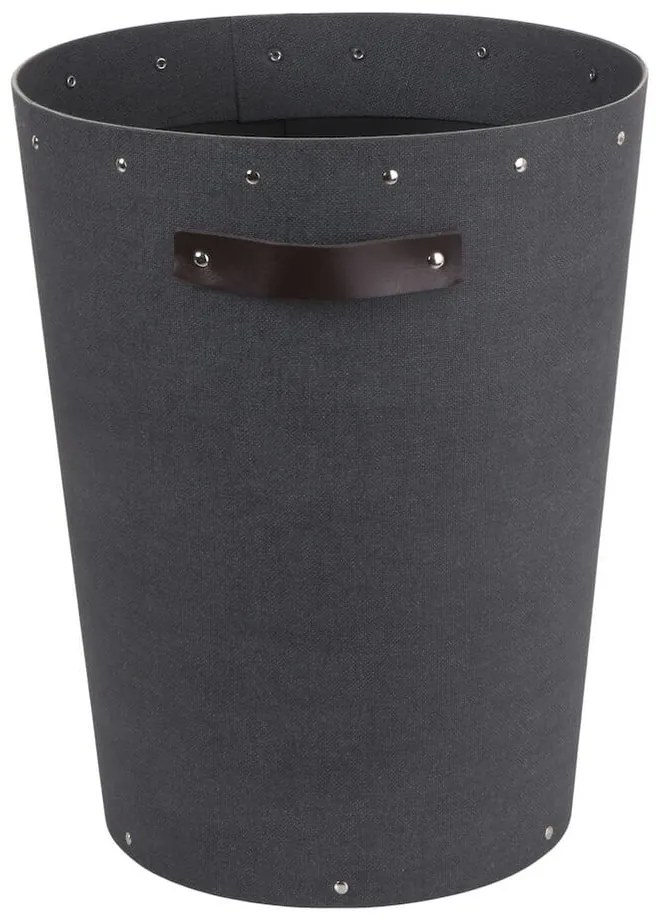 Черно офис кошче за боклук Aries Canvas Paper Laminate – Bigso