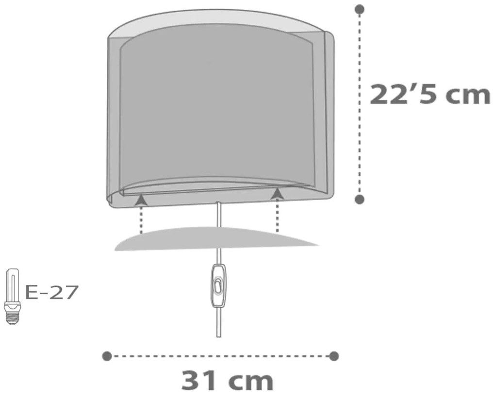 Аплика Ango Stars-сив