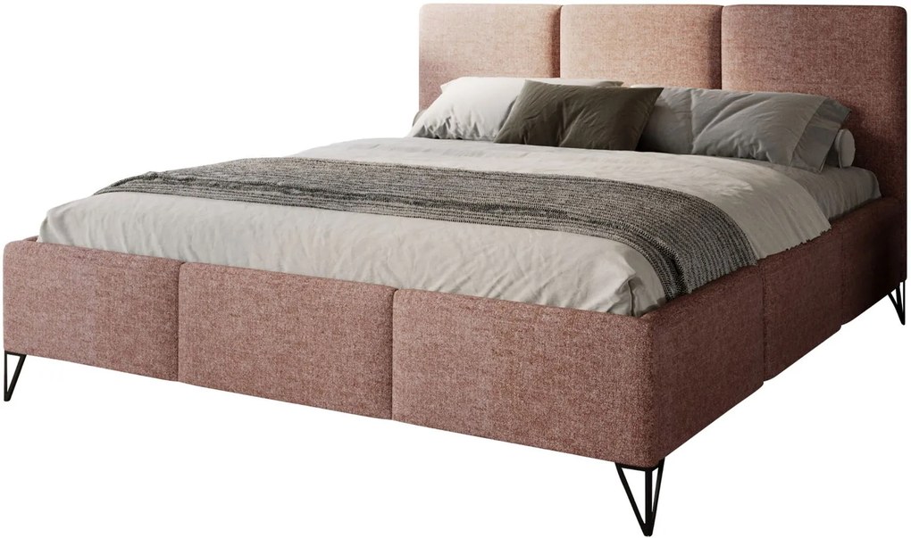 Облегнато легло Loren-Роза-140 x 200