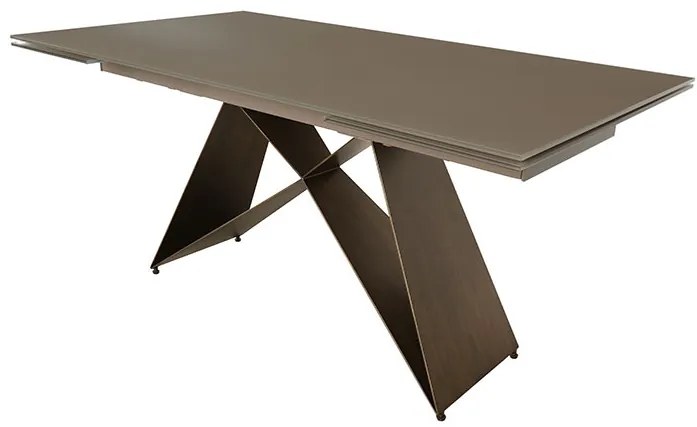 разтегателна маса VERONA taupe-black-gold