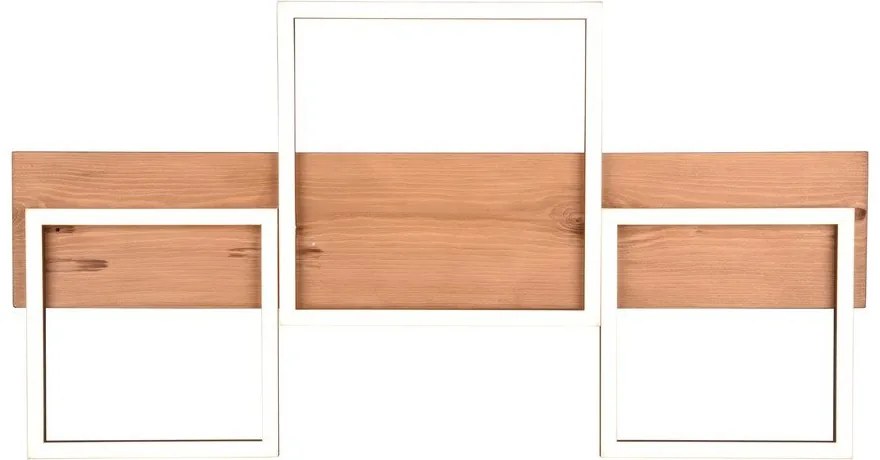 Черно и естествено LED затъмняващо се осветително тяло за таван 34x65 cm Harper – Trio