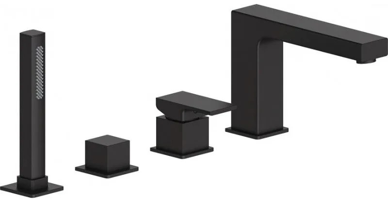 Mexen Cube батерия за вана, черна - 72932-70