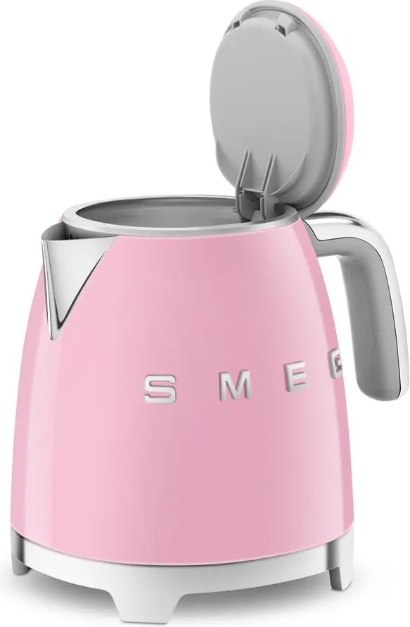 Розова електрическа кана от неръждаема стомана 800 ml Retro Style – SMEG