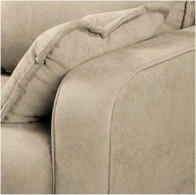 Бежов ъглов диван (ляв ъгъл) Beata - Ropez