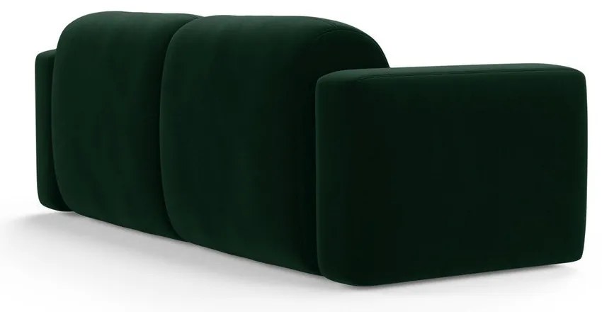 Тъмнозелен кадифен диван 220 cm Strino – Cosmopolitan Design