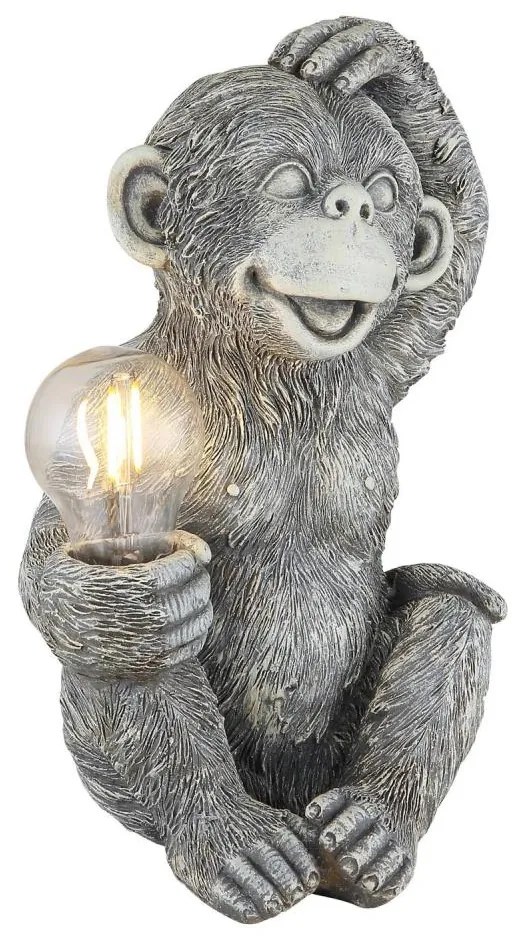 Globo 33887 - LED Соларен декорация LED/0,02W/3V IP44 маймуна