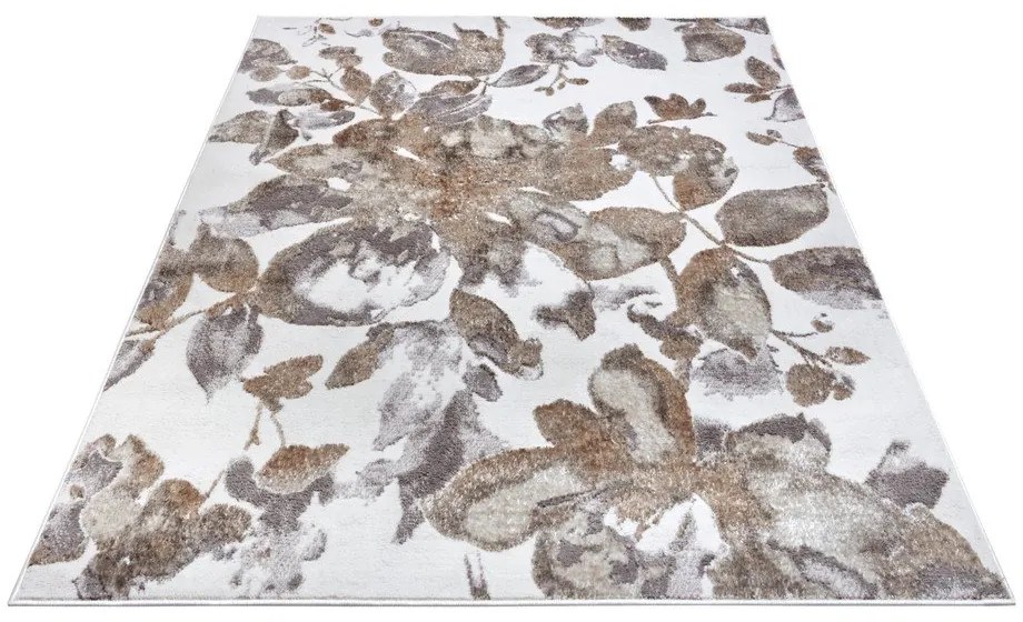 Сиво-кафяв килим 57x90 cm Shine Floral - Hanse Home