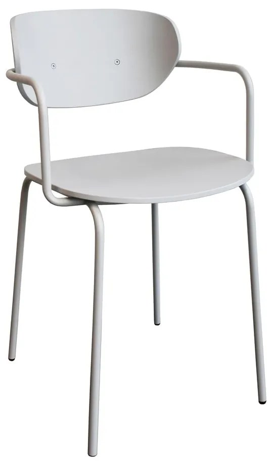 Светлосиви трапезни столове в комплект от 4 бр. Arch – Hübsch