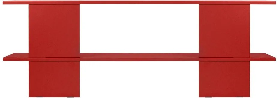 Червен метален стелаж 160x57x37 cm Hes – noo.ma