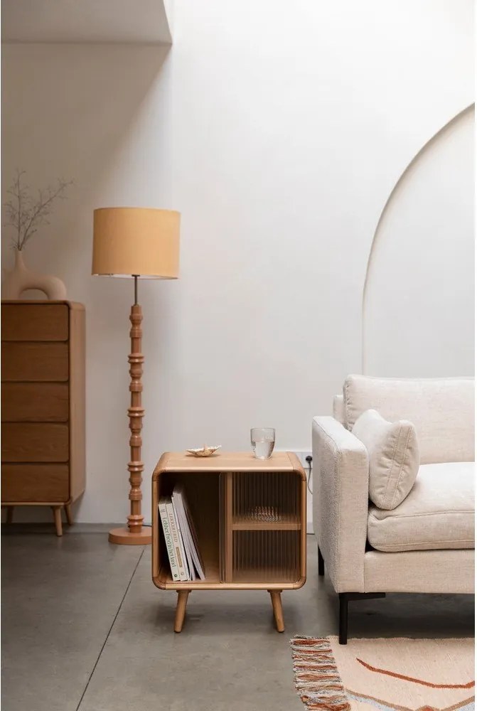 Странична масичка от масивна дървесина 40x50 cm Rise – Zuiver