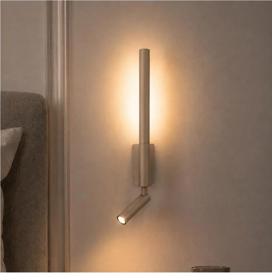 BRILAGI - LED стенен насочваем спот VIXON LED/3W/230V + LED/5W бежово CRI 90