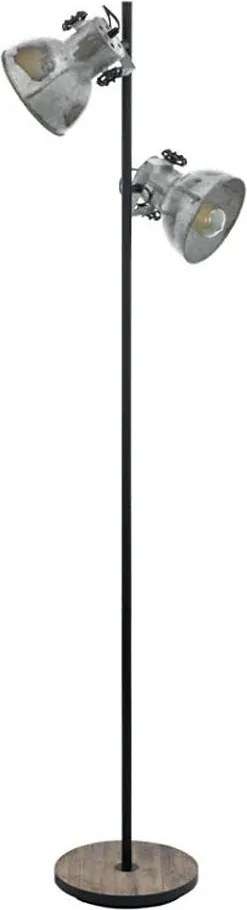 Eglo 79369 - Подова лампа BARNSTAPLE 2xE27/40W/230V