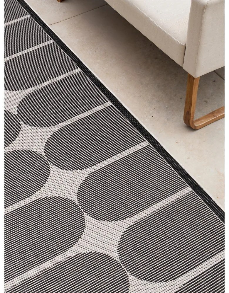 Черно-бялa пътека за открито и закрито 80x250 cm Duet Bowen – NORTHRUGS