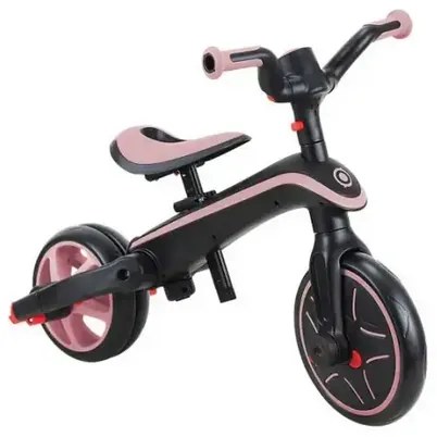 Детска триколка 4 в 1 GLOBBER EXPLORER TRIKE FOLDABLE, сгъваема, розов цвят