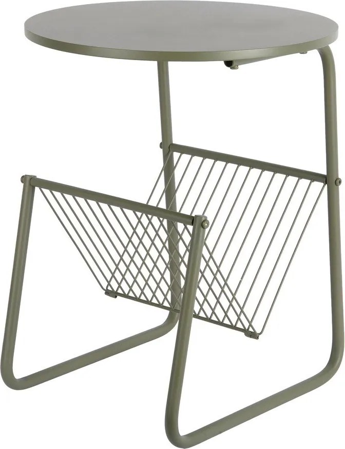 Метална кръгла странична масичка ø 40 cm Riqueza Revista – Leitmotiv