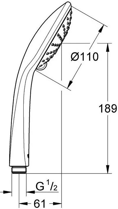 Ръчен душ Grohe Euphoria II