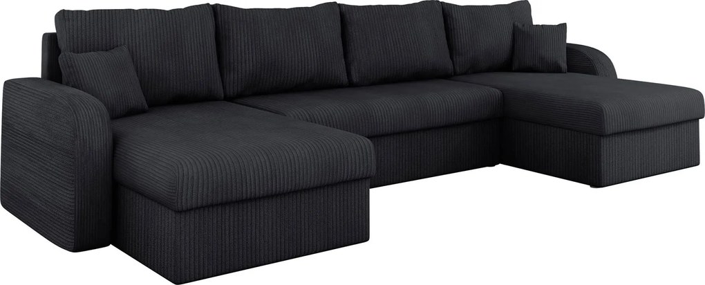 Ъглов Диван Крис U - Антрацит