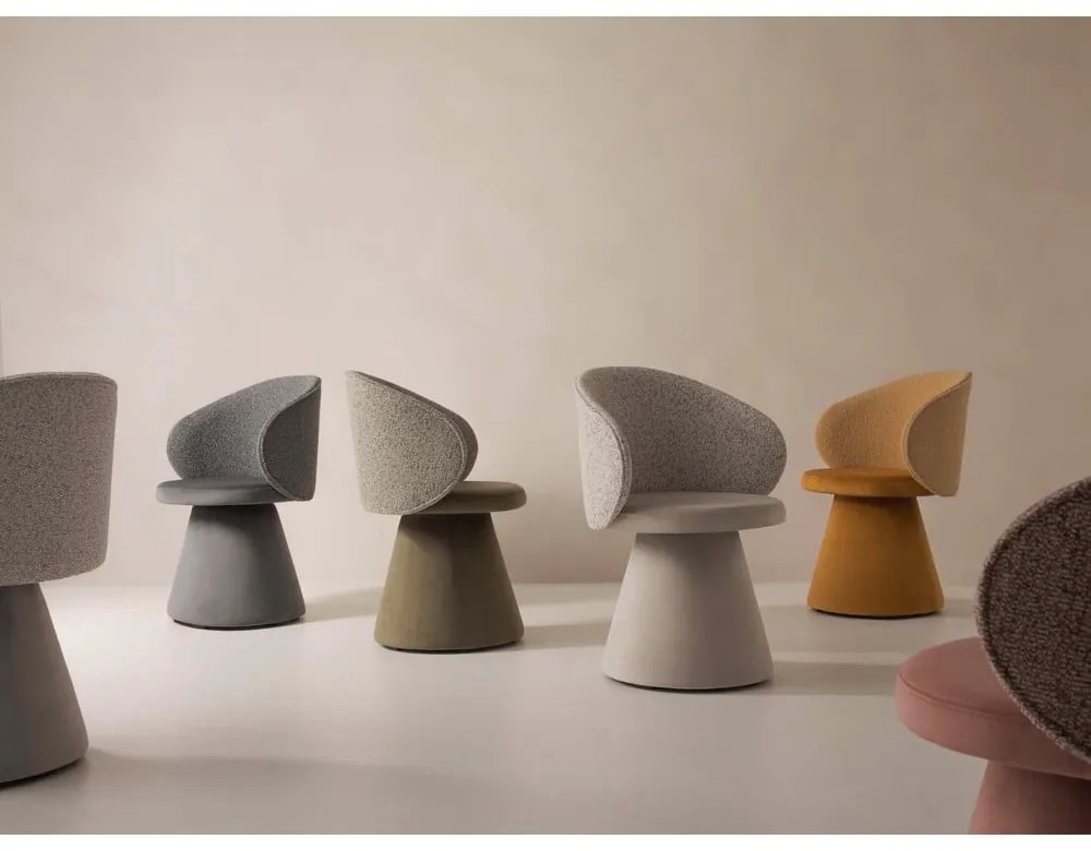 Розово кадифено кресло Inez – Micadoni