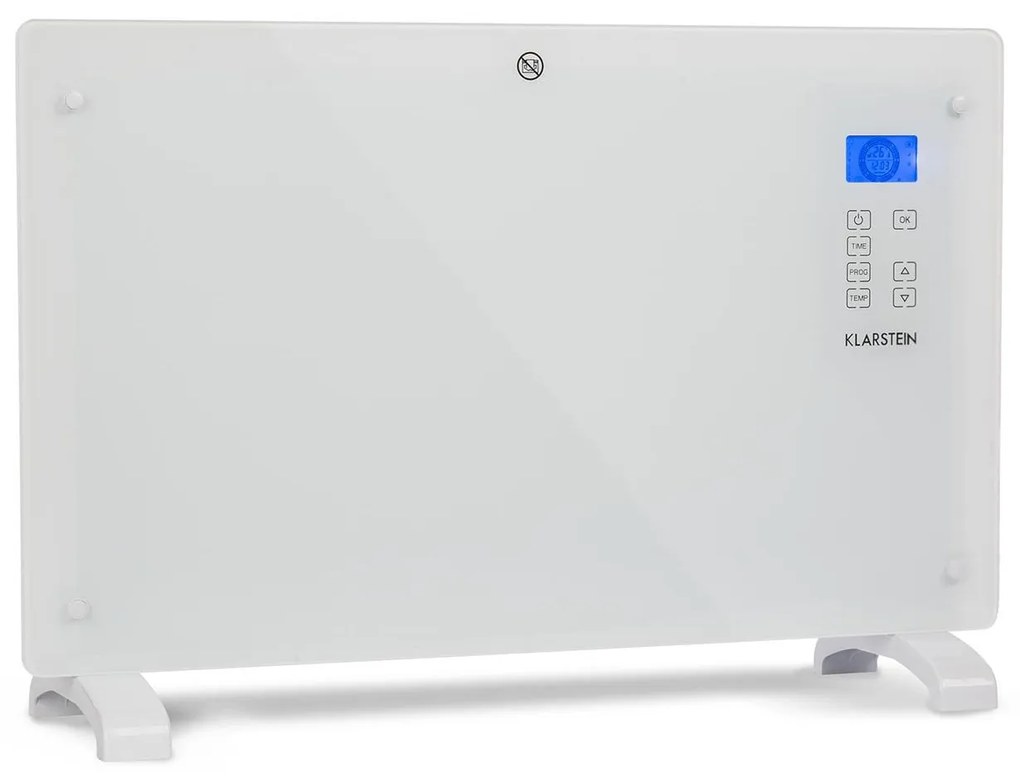 Klarstein Norderney, конвекционна печка, термостат, таймер, 2000 W, 30 m², бяла