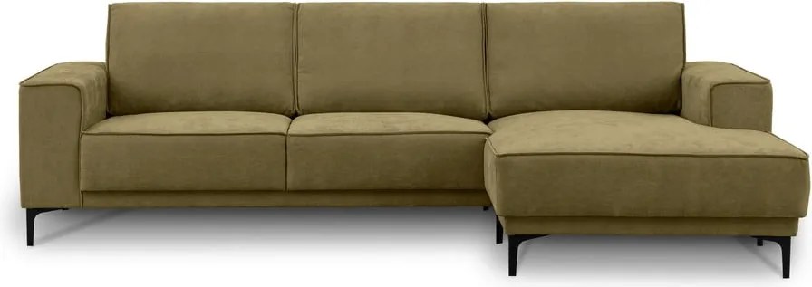 Зелен ъглов диван (десен ъгъл) Copenhagen – Scandic