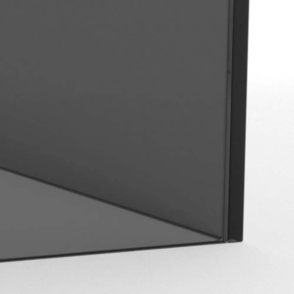 Сиви стъклени масички за кафе в комплект 2 бр. 50x50 cm Dice – Actona