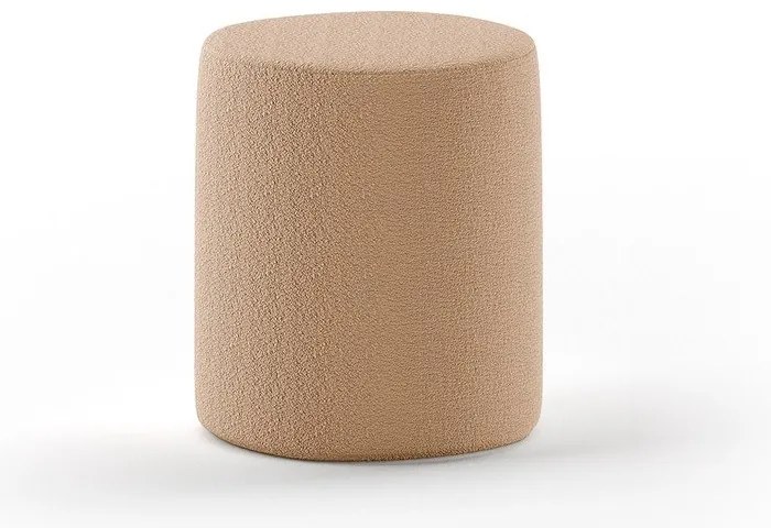 Кафяв детски пуф от букле Forrest – Vipack