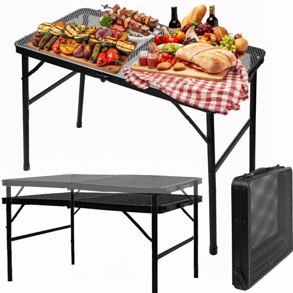 Сгъваема маса за къмпинг - практична и компактна 80x40x66cm
