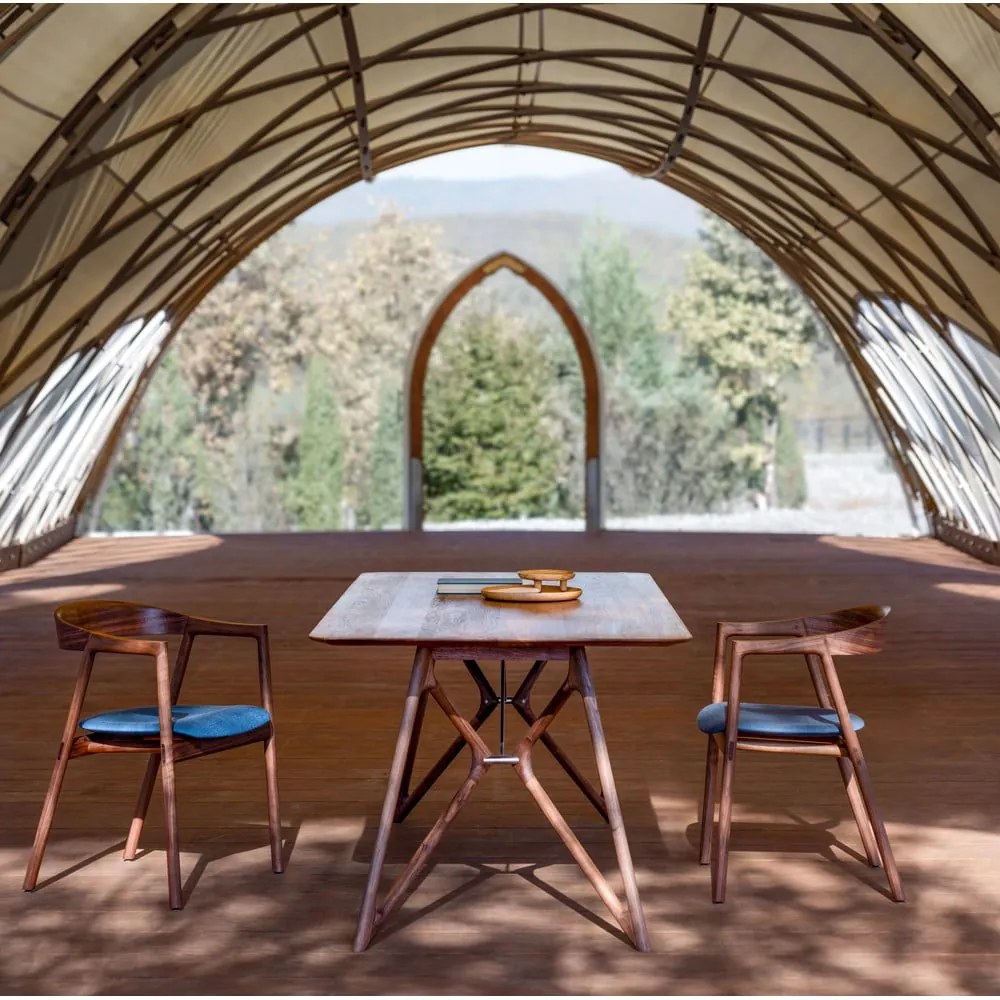 Трапезен стол в син и кафяв стол Muna – Gazzda