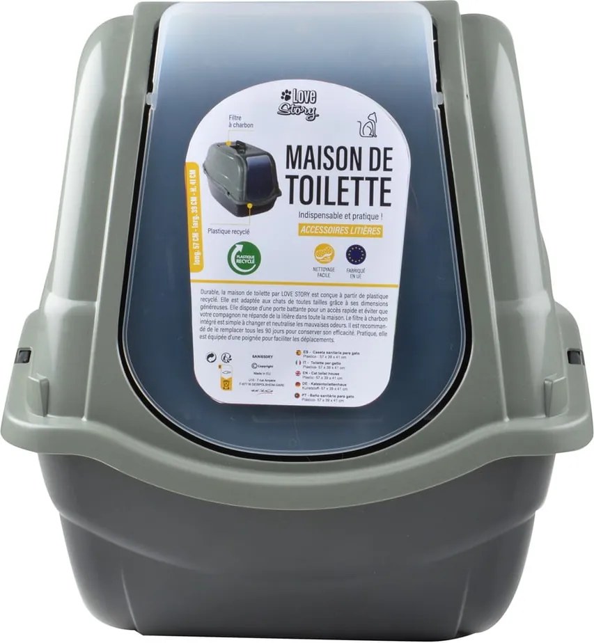 Каки котешка тоалетна 39x57 cm – Love Story