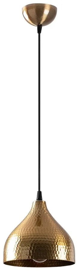 Висящо осветително тяло в златист цвят с метален абажур ø 18 cm Tattoo – Opviq lights