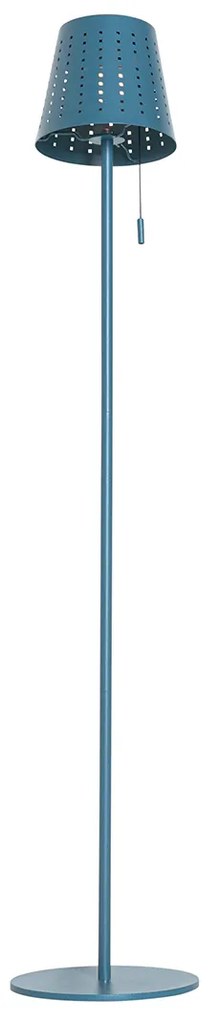 Подова лампа за външен монтаж синя с LED 3-степенна димируема на слънчева енергия - Ferre