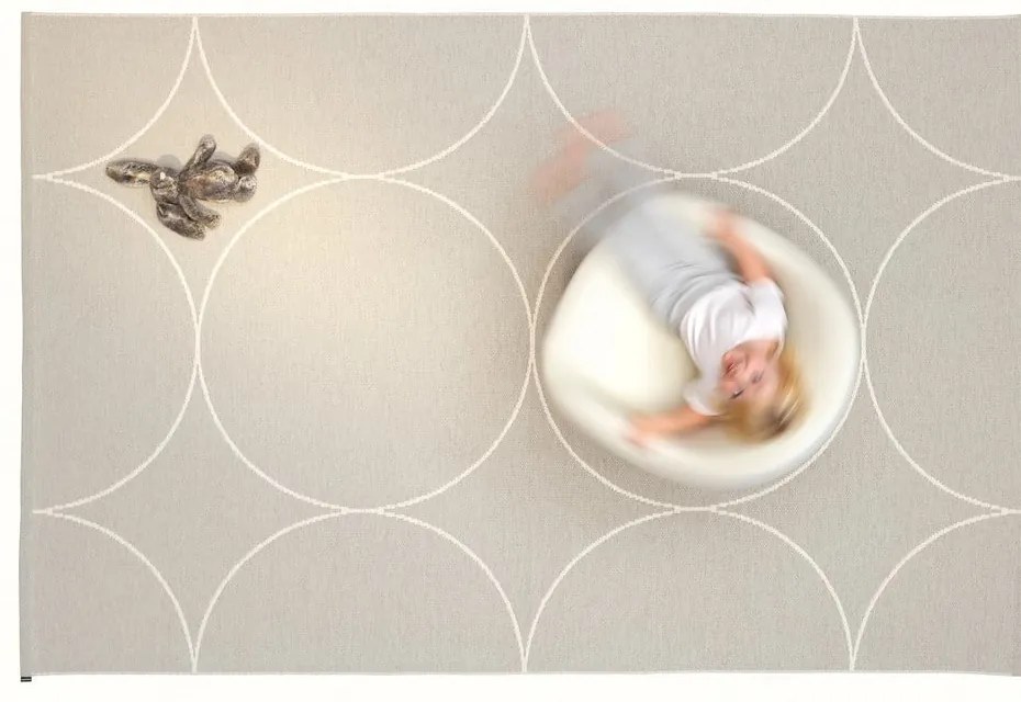 Кремава пътека за открито и закрито 70x200 cm Boo Linen – Pappelina