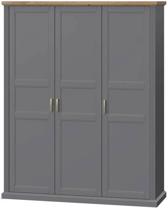 Гардероб 3-врати Tahoma 3D-Anthracite