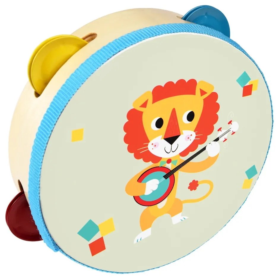 Музикална играчка Tambourine Animal Band – Rex London