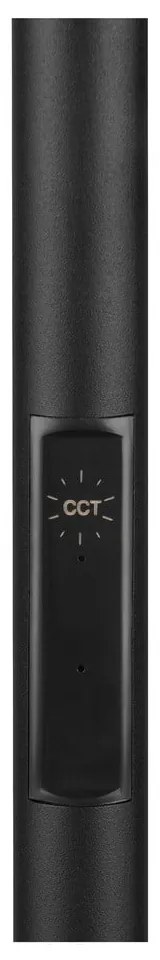 Черна LED подова лампа (височина 178 cm) Specter – Reality