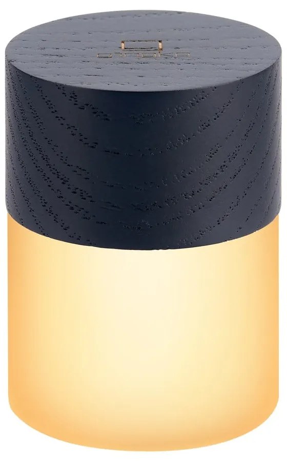 Черна светлинна декорация с USB ø 4,5 cm Lemelia – Gingko