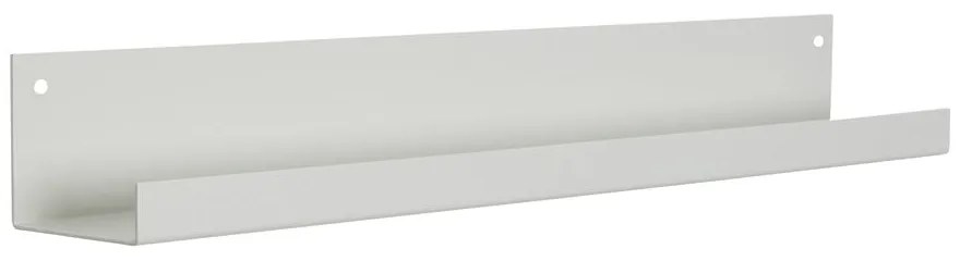 Светлосив метален стенен рафт за снимки 60 cm Care – Hübsch
